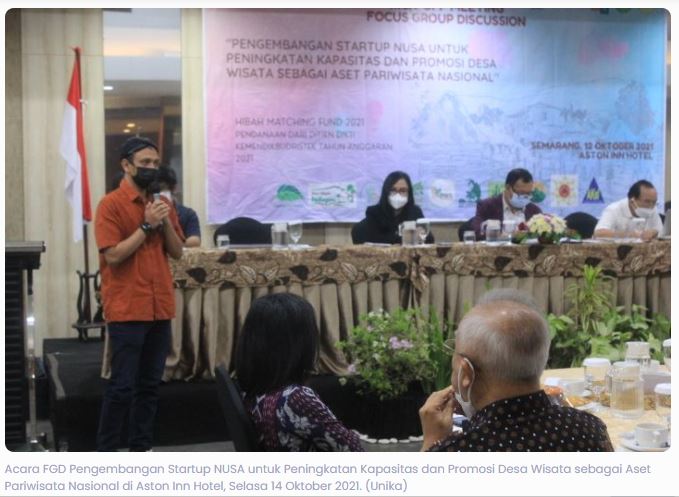 Berupaya Kembangkan Desa Wisata, Unika Soegijapranata Hadirkan Startup NUSA