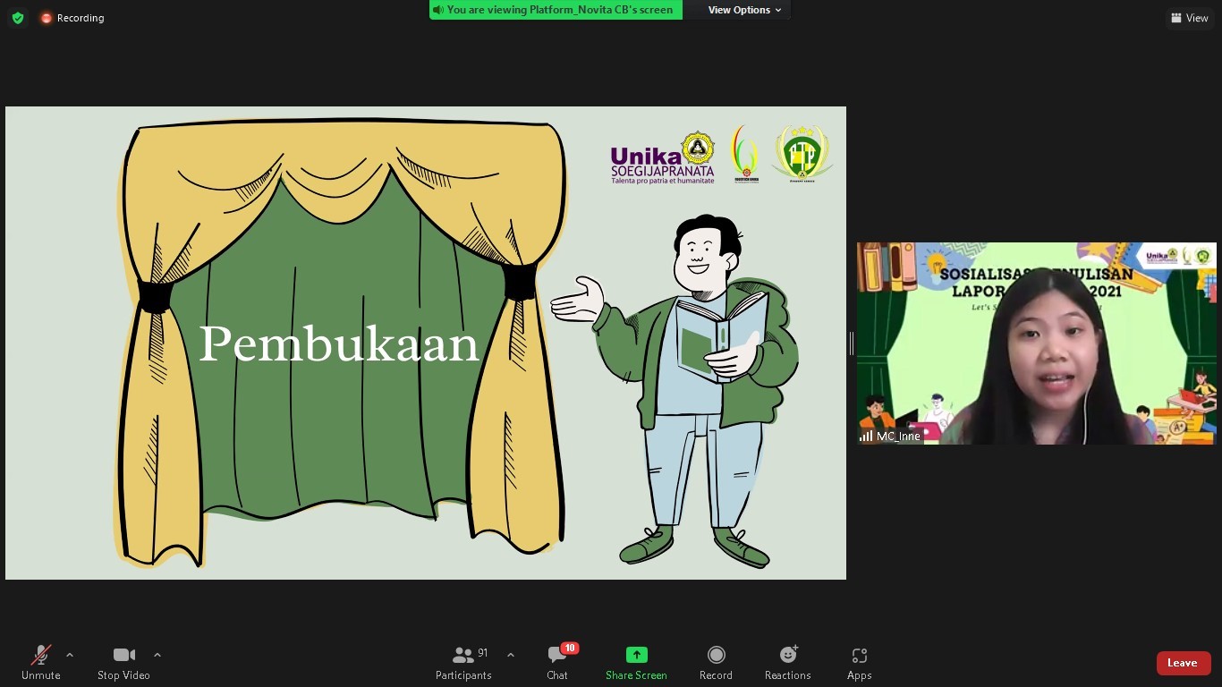SOSIALISASI AKADEMIK (SOSLAPRES) FTP 2021