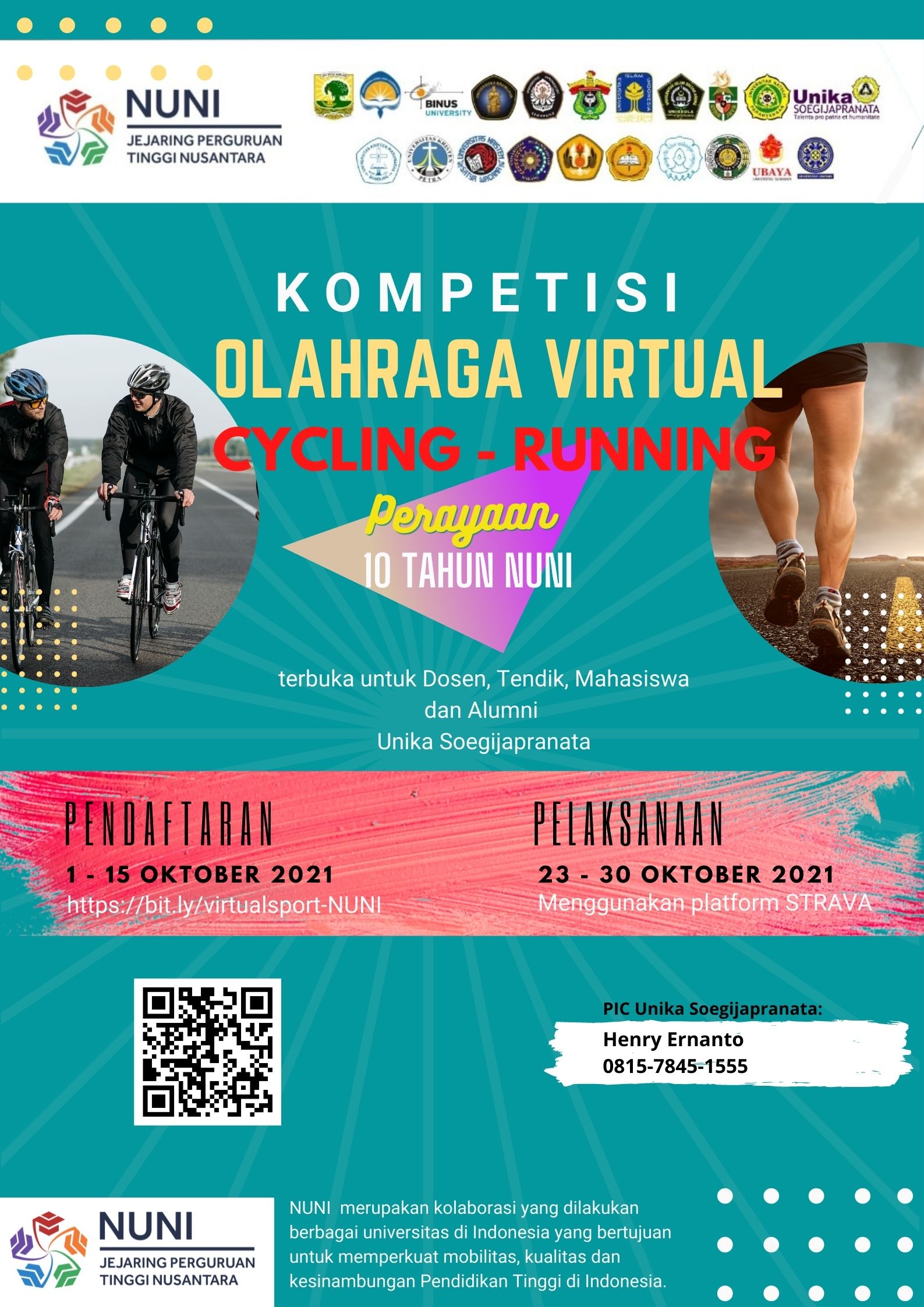 Kompetisi Olahraga Virtual Cycling – Running