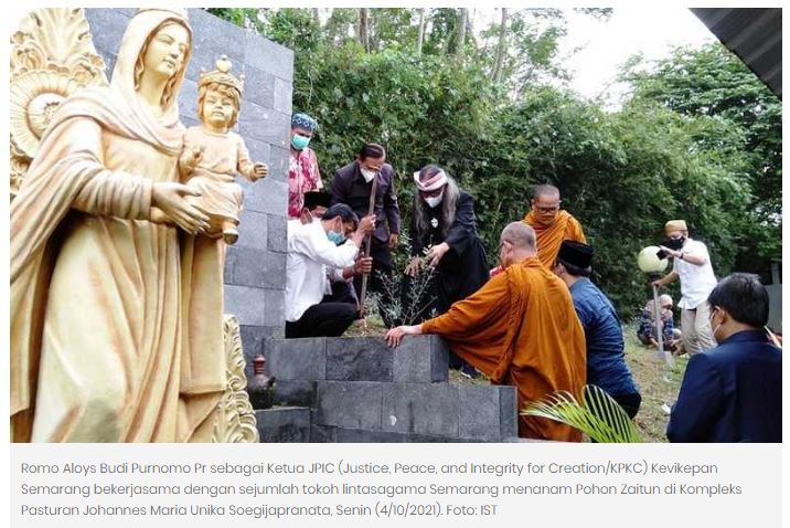 Pohon Zaitun Perdamaian, Keadilan, dan Keutuhan Ciptaan dalam Semangat Persaudaraan dan Kerukunan Interreligius