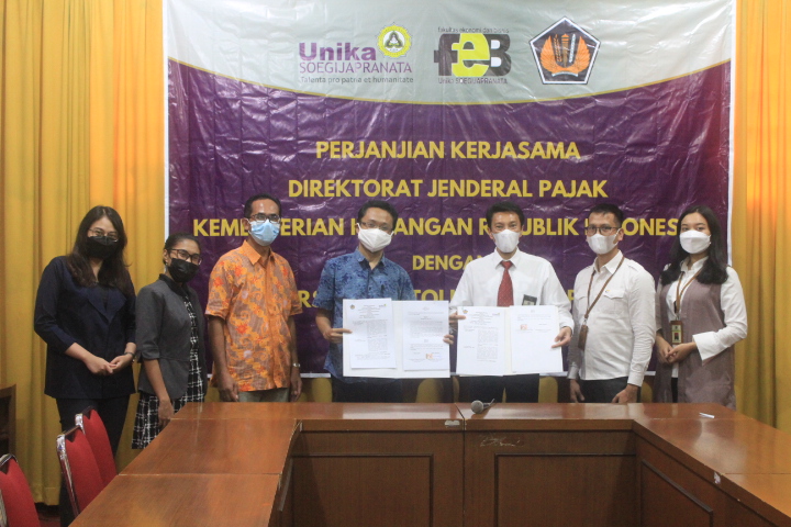 Unika Soegijapranata Perpanjang Kerjasama dengan Direktorat  Jenderal Pajak Jateng I