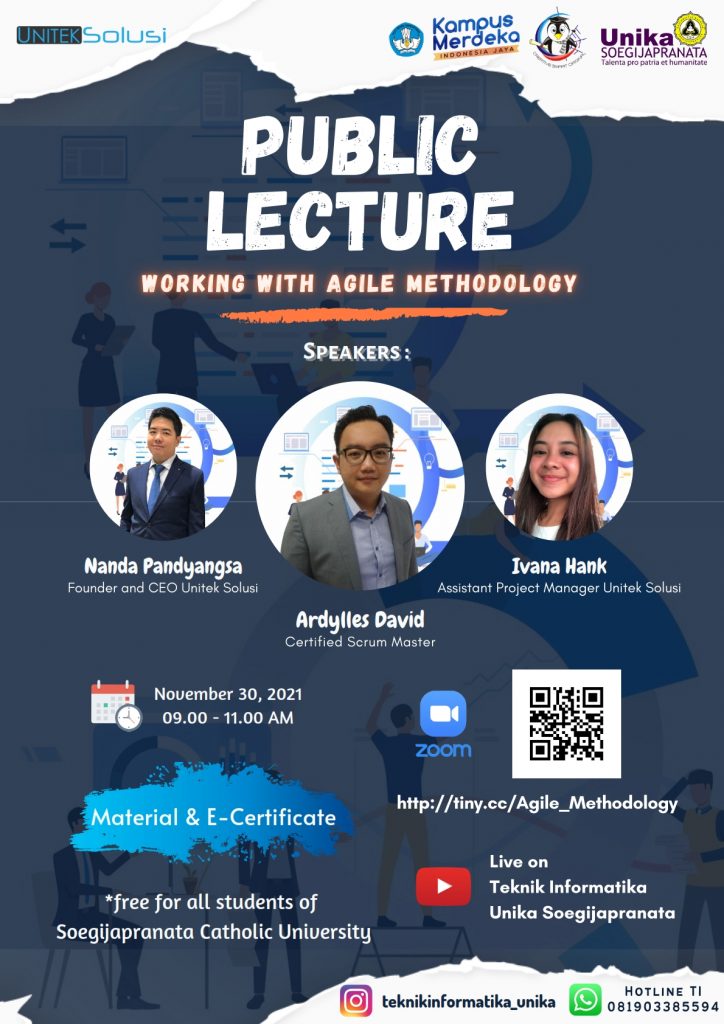 Public Lecture "Working with Agile Methodology"