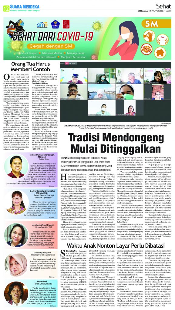 Orang Tua Harus Memberi Contoh
