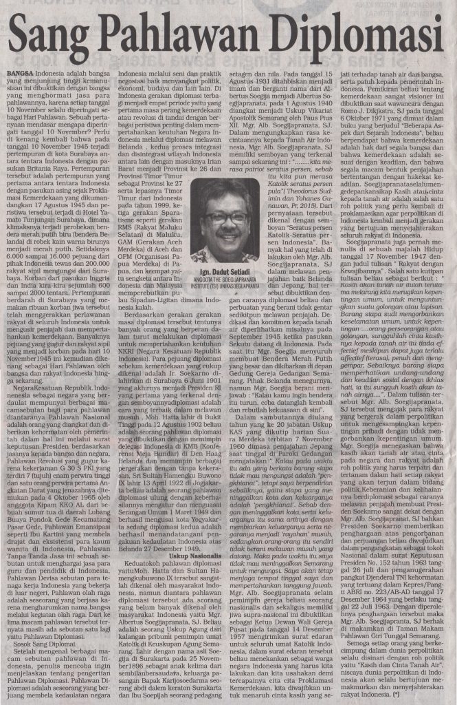Sang Pahlawan Diplomasi