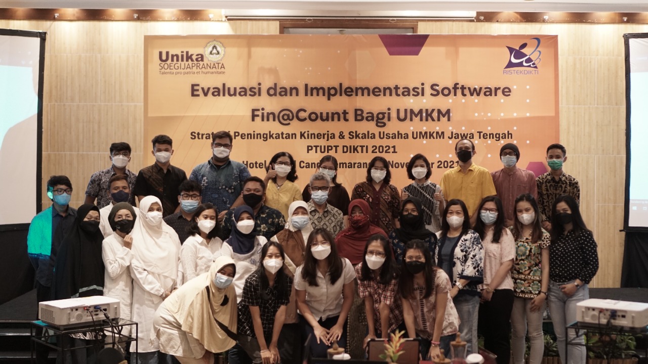 Peneliti Kolaborasi Unika Implementasikan Software Fin@count bagi UMKM Peneliti Kolaborasi Unika Implementasikan Software Fin@count bagi UMKM