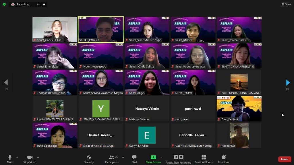 ASPIRASITION FLAIR (ASFLAIR) PERIODE 2021/2022