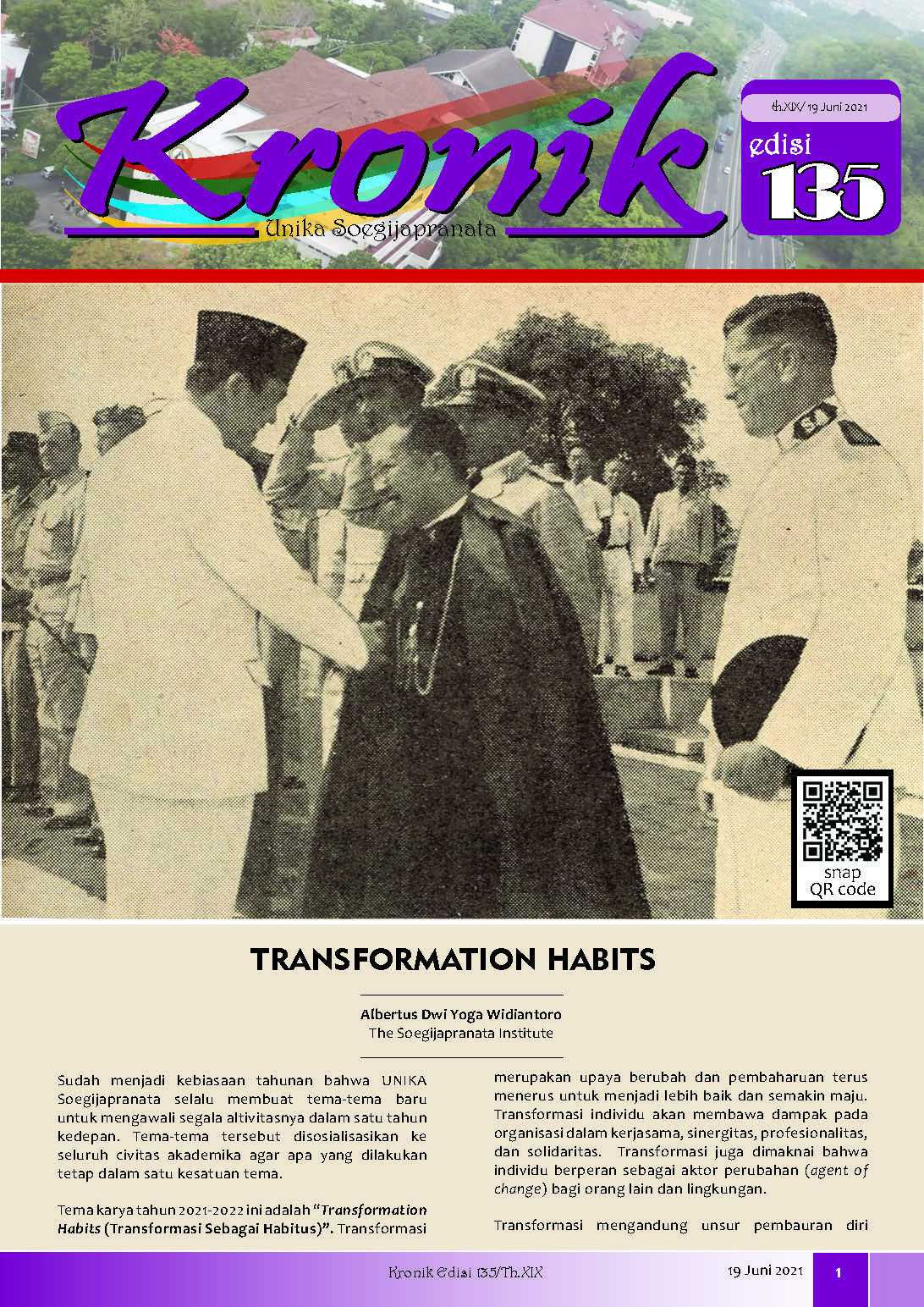 Kronik 135 – Liputan Wisuda Periode II 2021