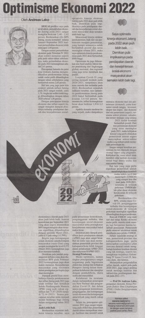 Optimisme Ekonomi 2022