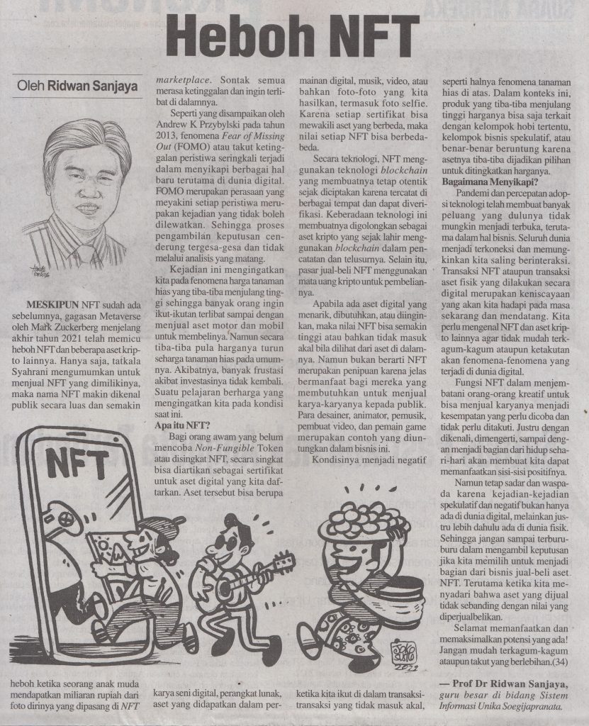 Opini: Heboh NFT
