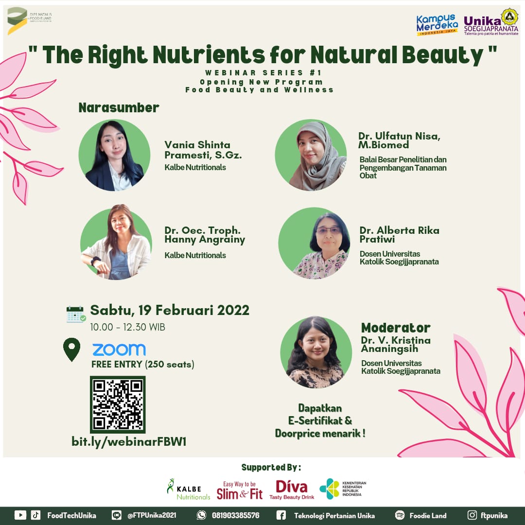 Webinar FTP “The Right Nutrients for Natural Beauty”