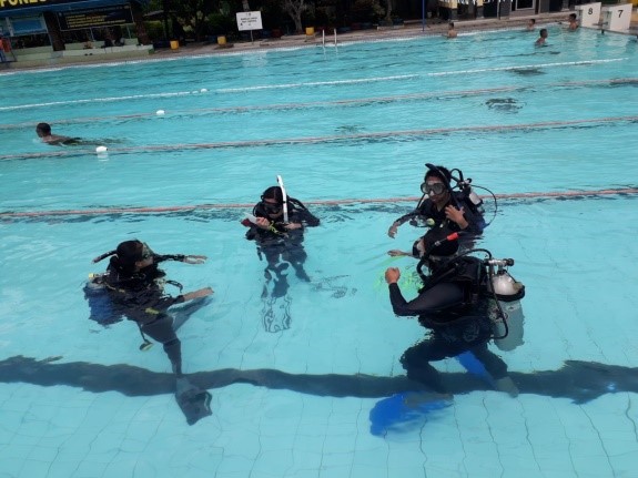 Gambar 1. Materi Scuba Dikjut  