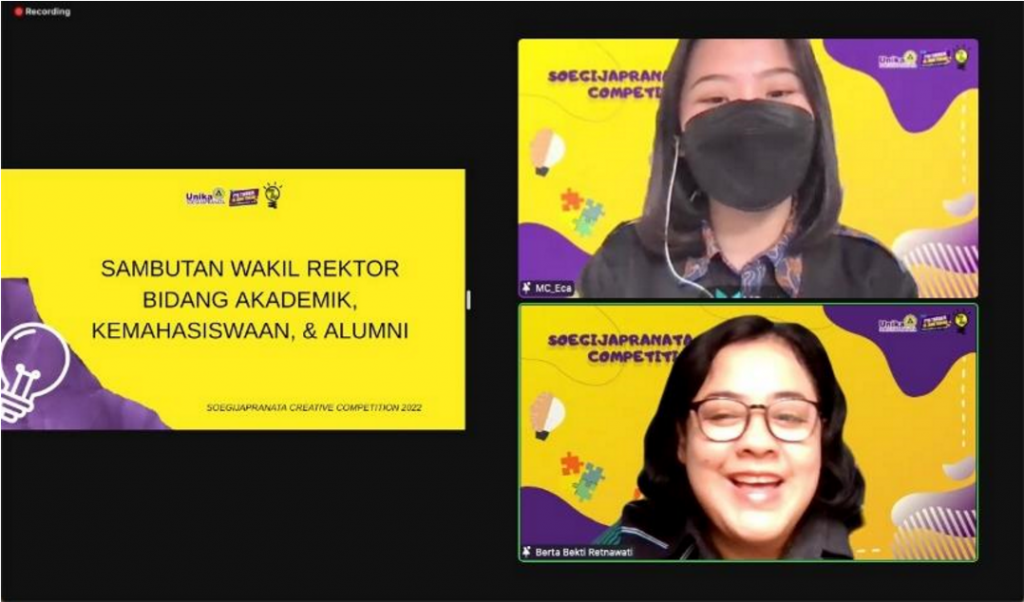 SOEGIJAPRANATA CREATIVE COMPETITION 2022 SOEGIJAPRANATA CREATIVE COMPETITION 2022