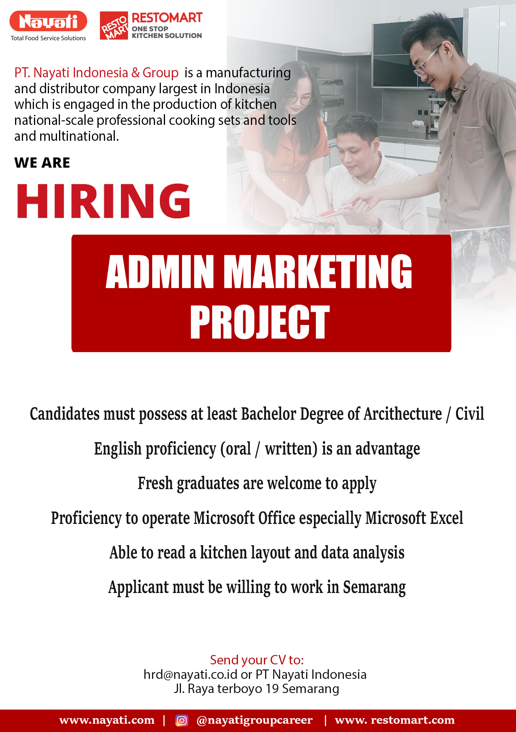 Admin Marketing Project @ Nayati