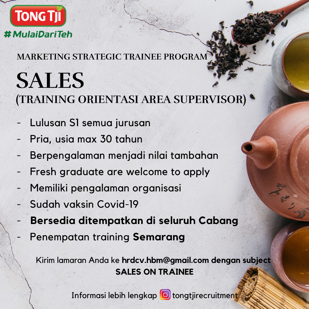 Sales @ Tong Tji