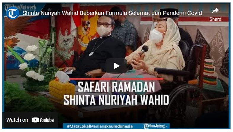 Shinta Nuriyah Wahid Beberkan Formula Selamat dari Pandemi Covid Shinta Nuriyah Wahid Beberkan Formula Selamat dari Pandemi Covid
