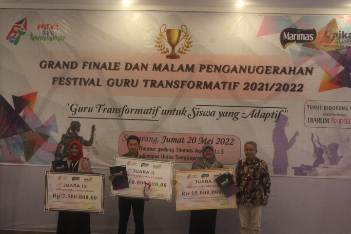 Malam Penganugerahan Pemenang Festival Guru Transformatif 2022