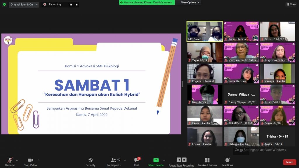 SAMBAT I – Sampaikan AspirasiMu BersAma senaT