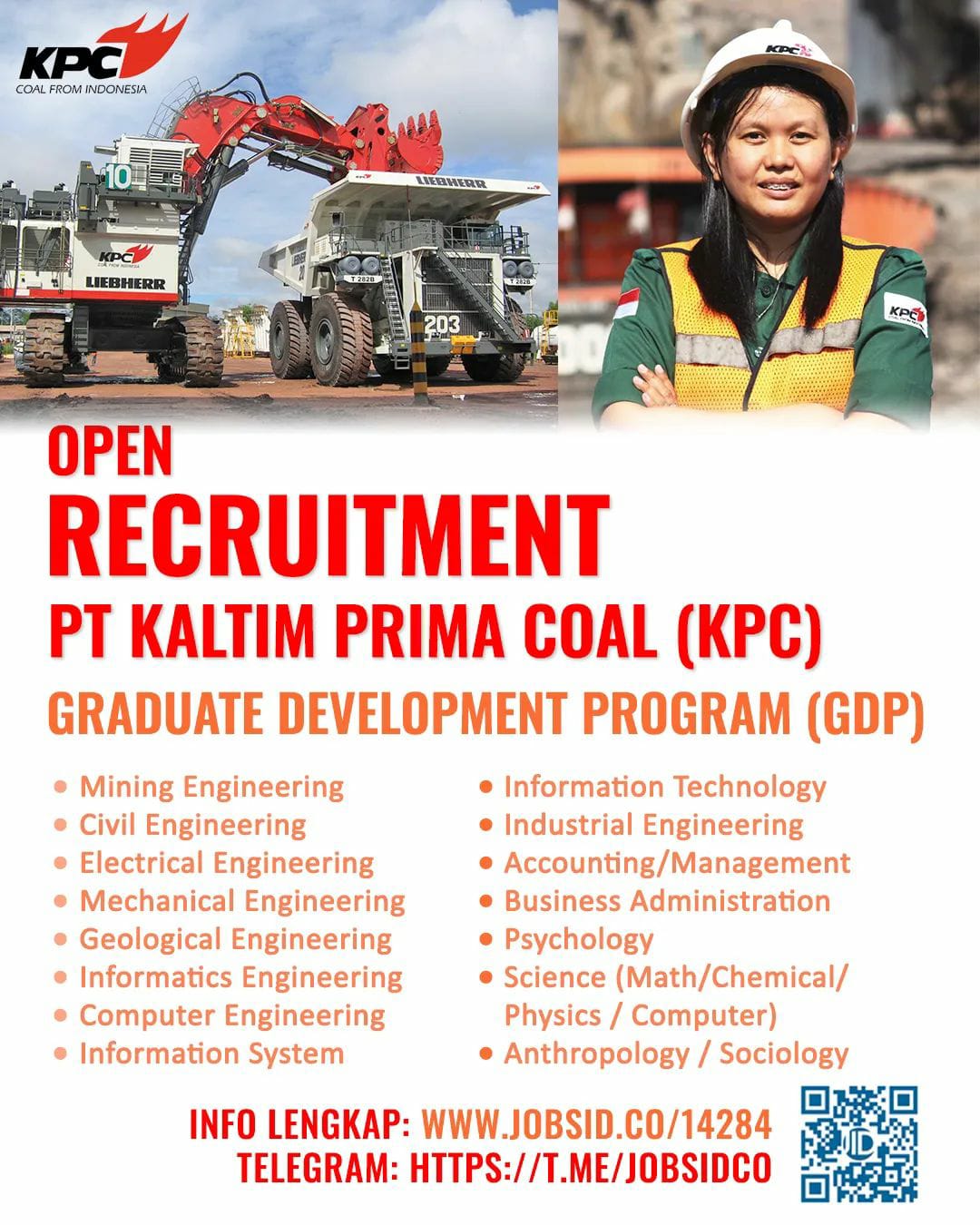 Graduete Development Program @ PT Kaltim Prima Coal