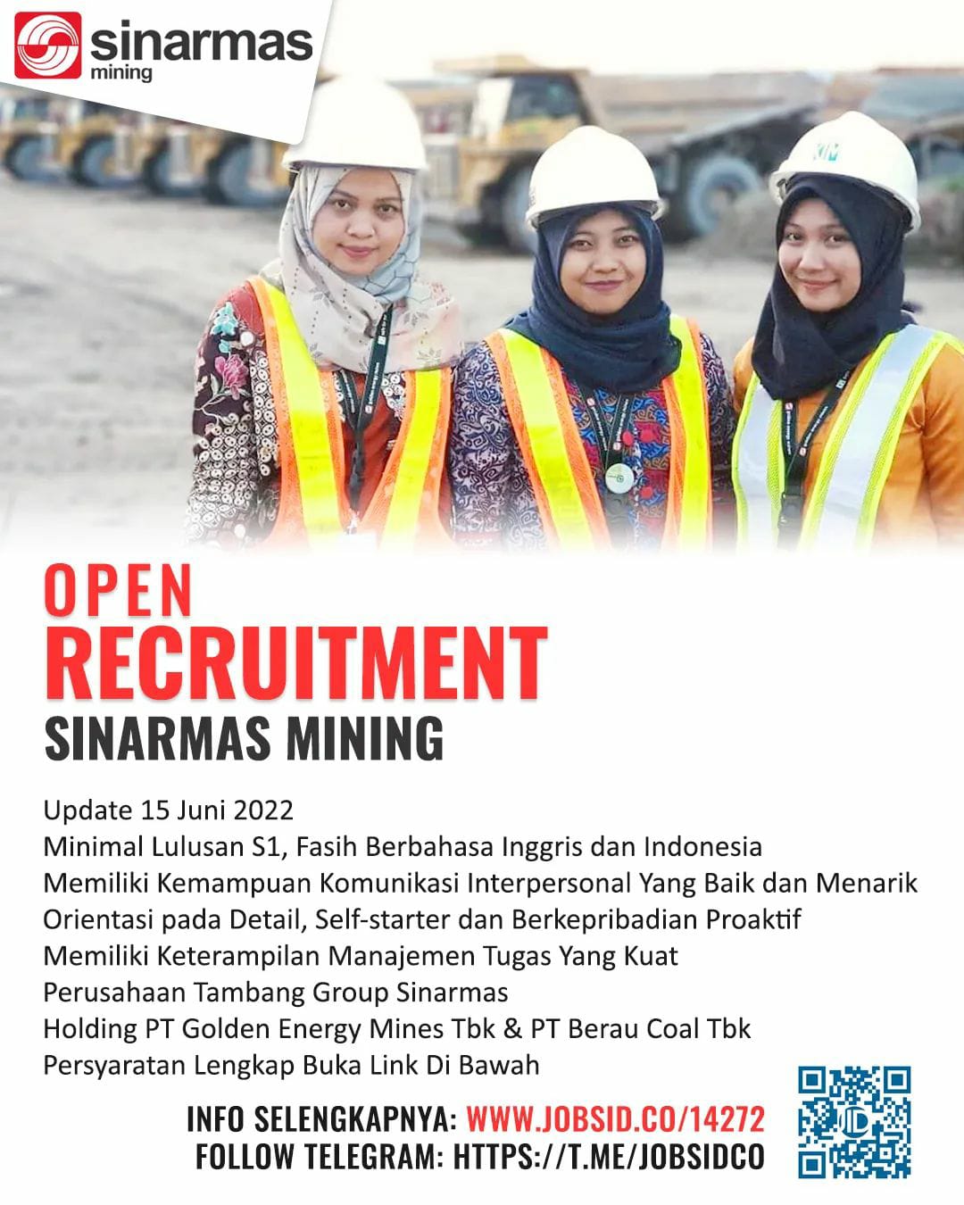 Open Recruitment @ Sinarmas Mining