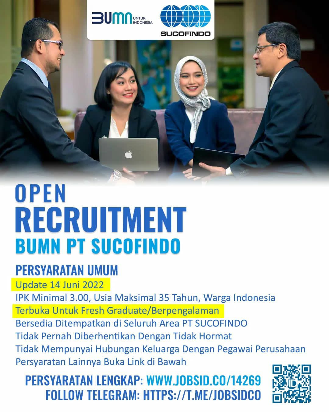 Open Recruitment @ BUMN PT Sucofindo