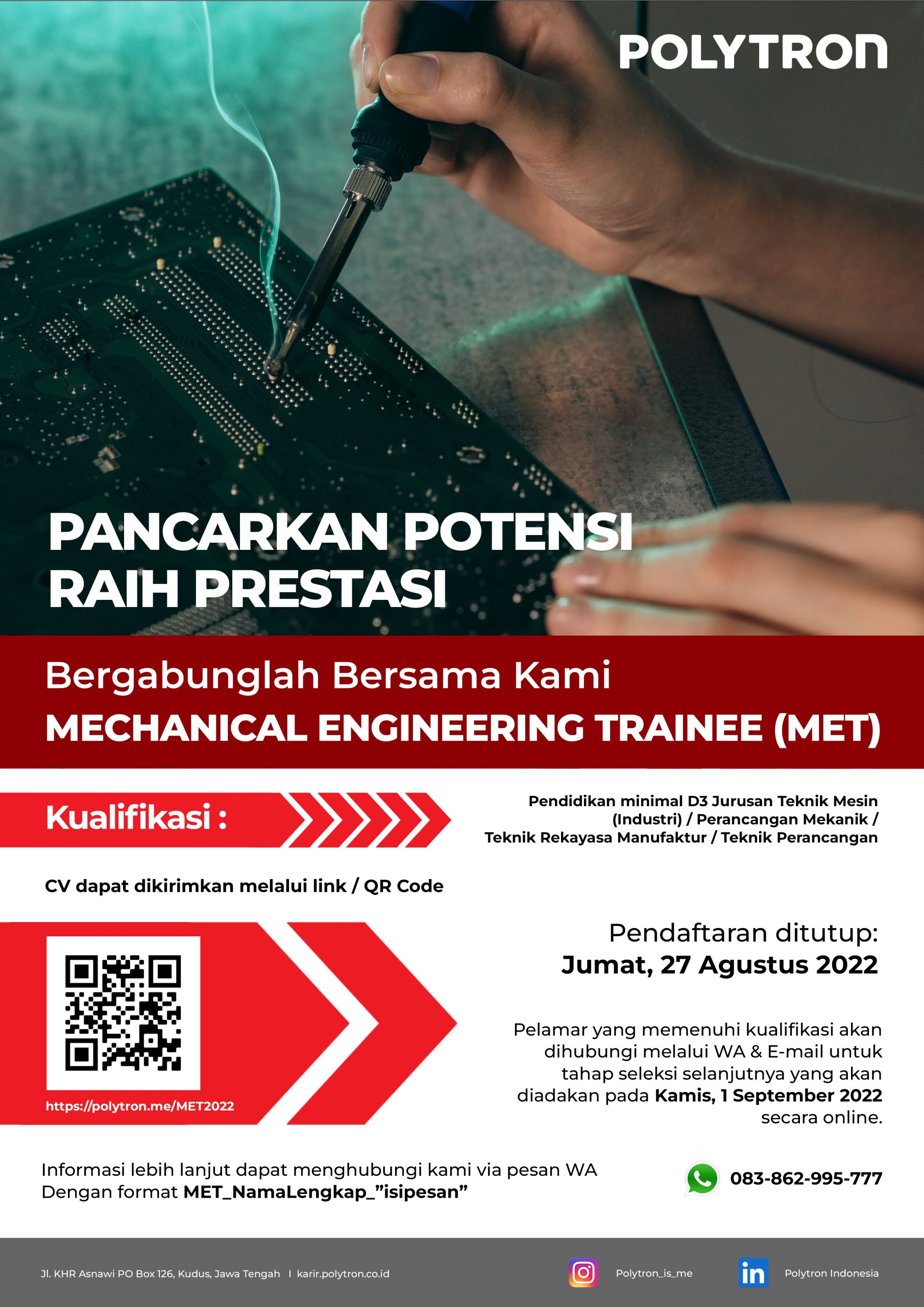 Mechanical Engineering Trainee @ Polytron