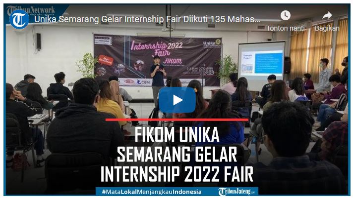 Unika Semarang Gelar Internship Fair Diikuti 135 Mahasiswa, Gandeng 7 Perusahaan