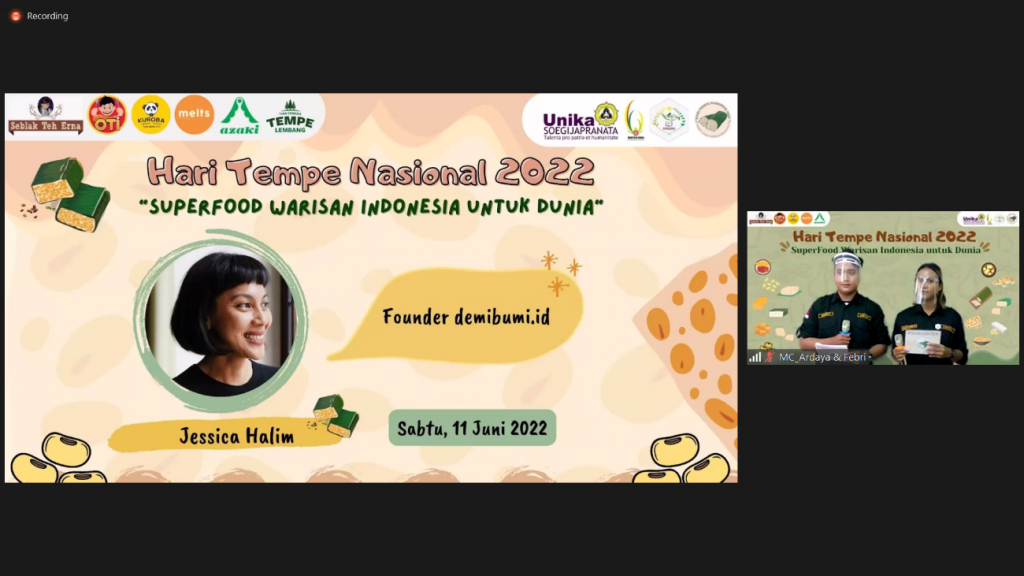 Webinar Hari Tempe Nasional 2022: “SuperFood Warisan Indonesia untuk Dunia”