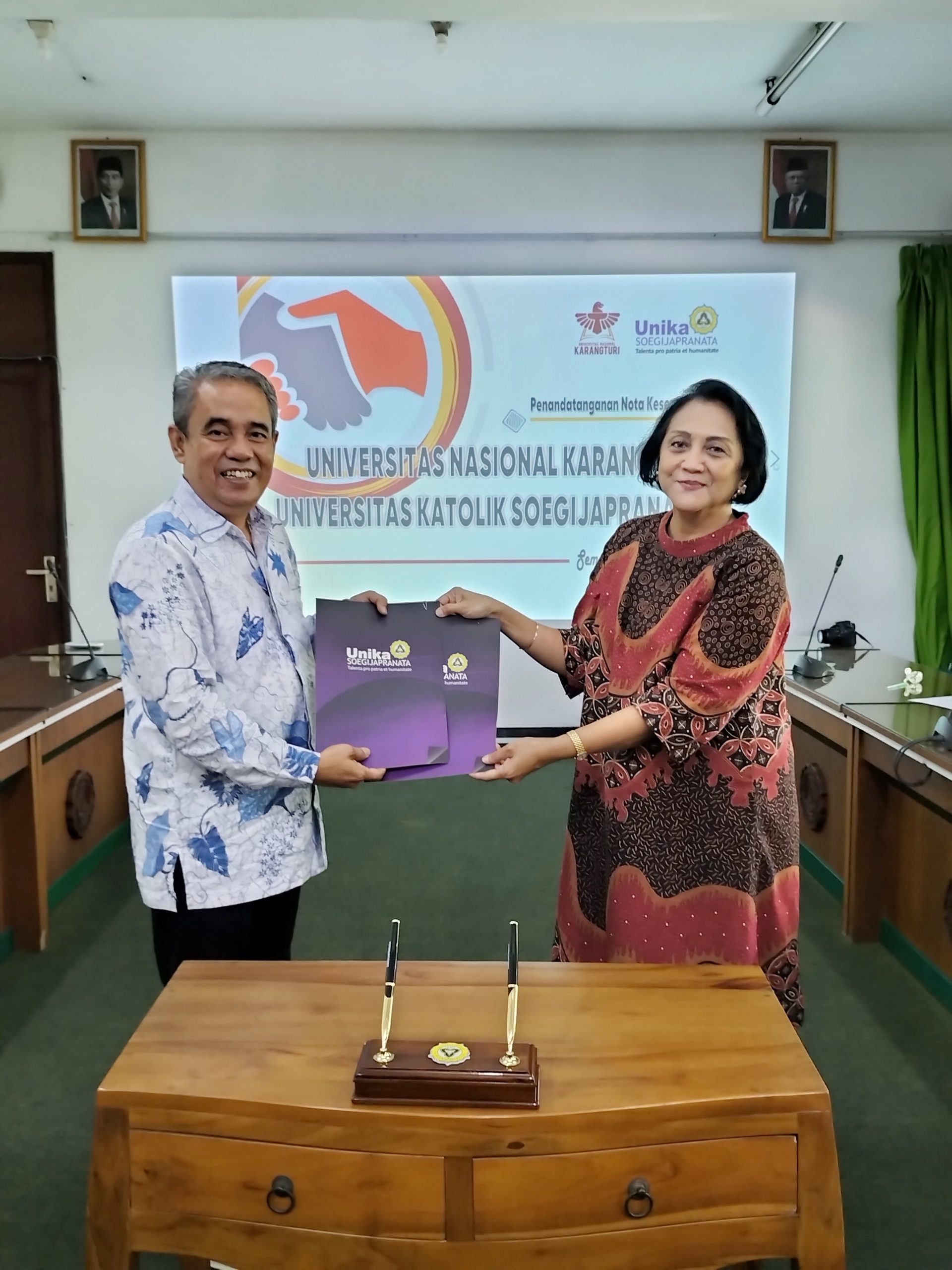 Unika Soegijapranata Jalin Kerjasama dengan UMK dan Unkartur