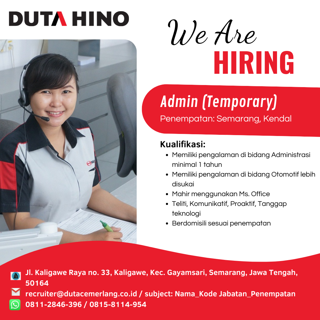 Admin ( Temporary) @ Duta Cemerlang