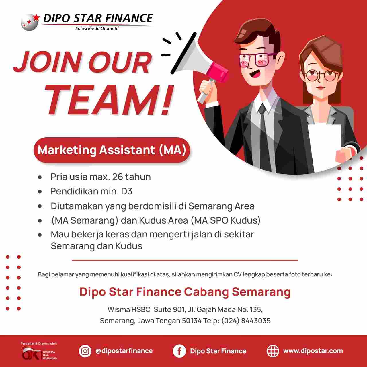 Marketing Assistant @ Dipo Star Finance