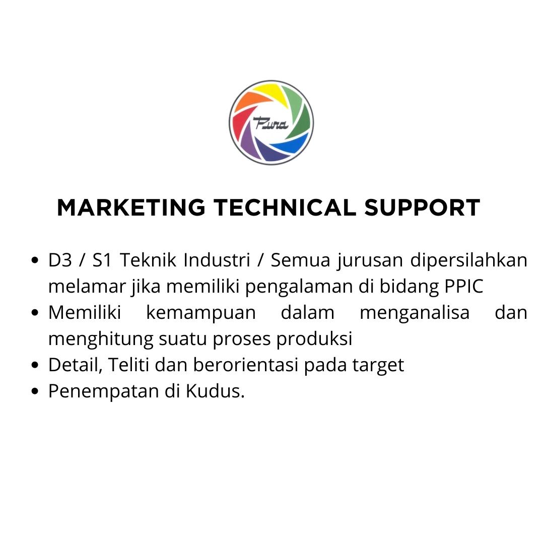 Marketing Technical Support @ Pura