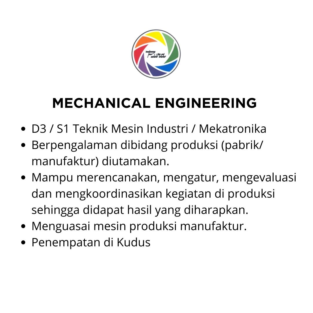 Mechanical Engineering @ Pura