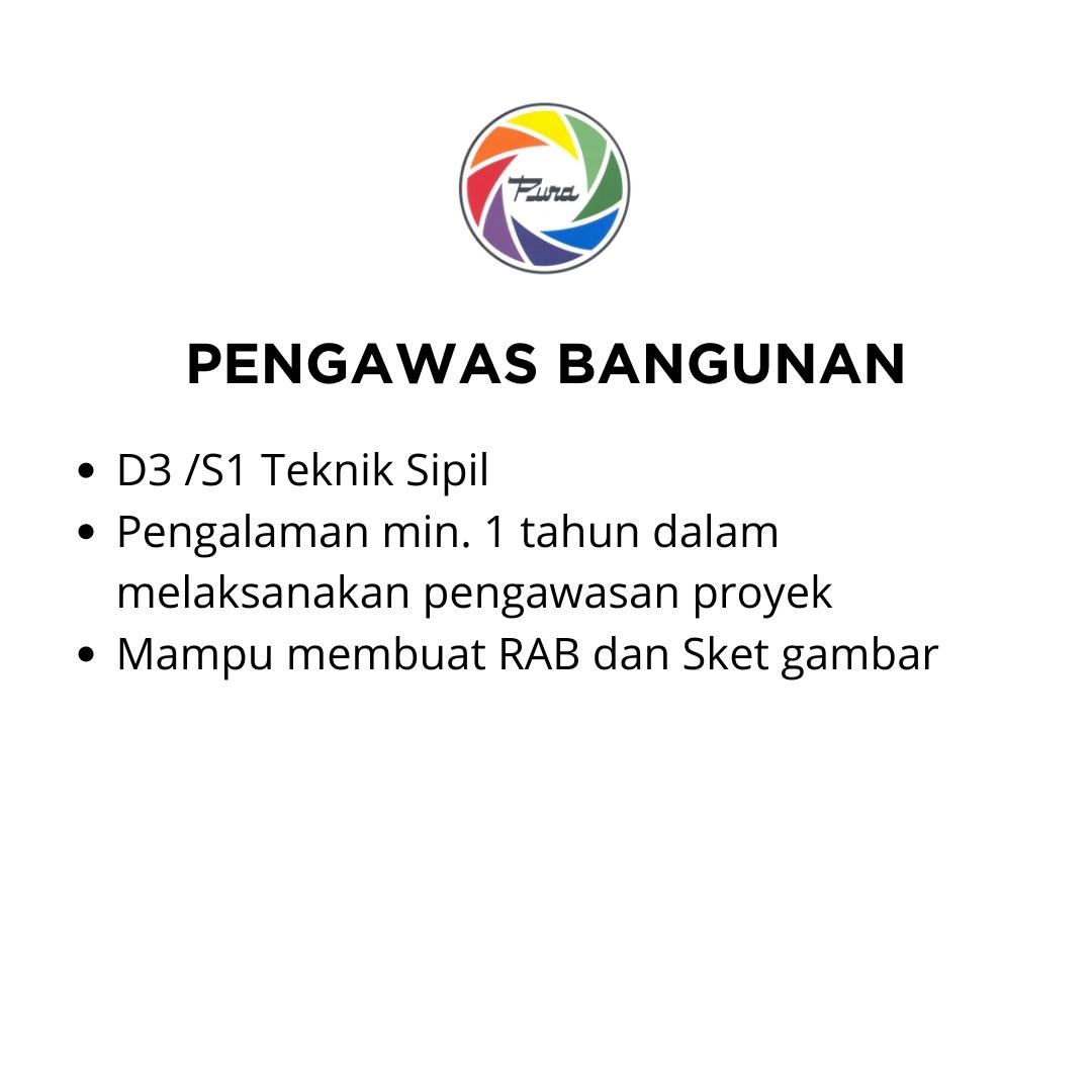 Pengawas Bangunan @ Pura