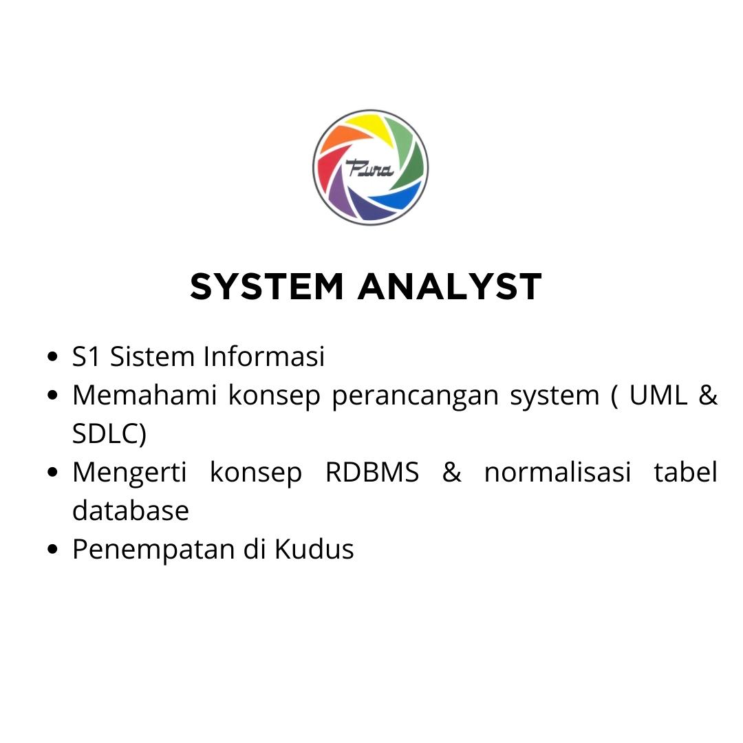 System Analyst @ Pura