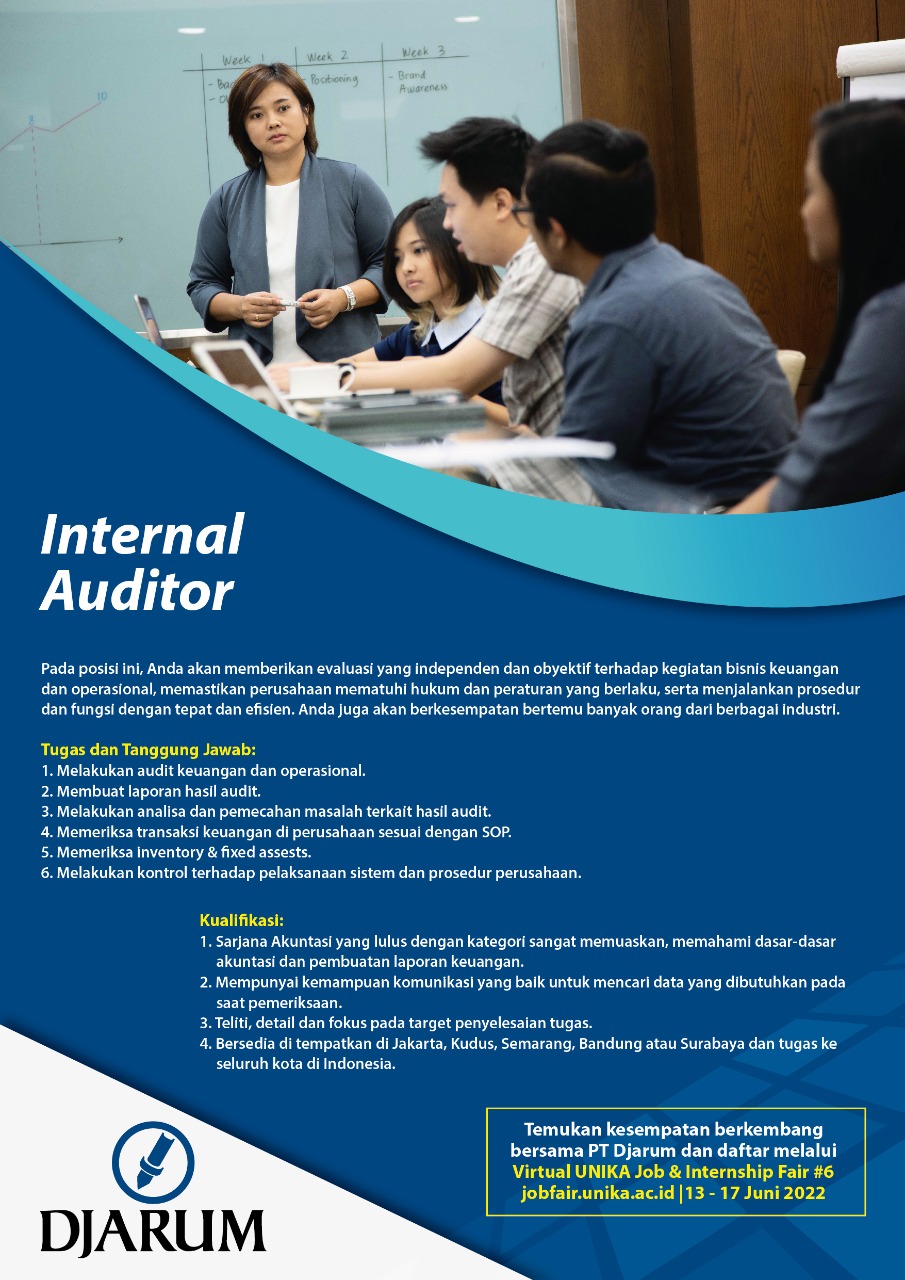 Internal Auditor @ Djarum