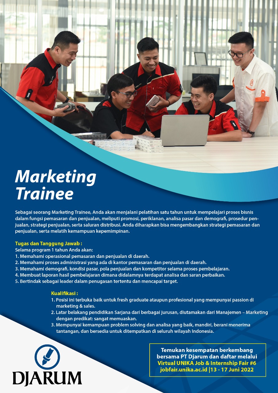 Marketing Trainee @ Djarum
