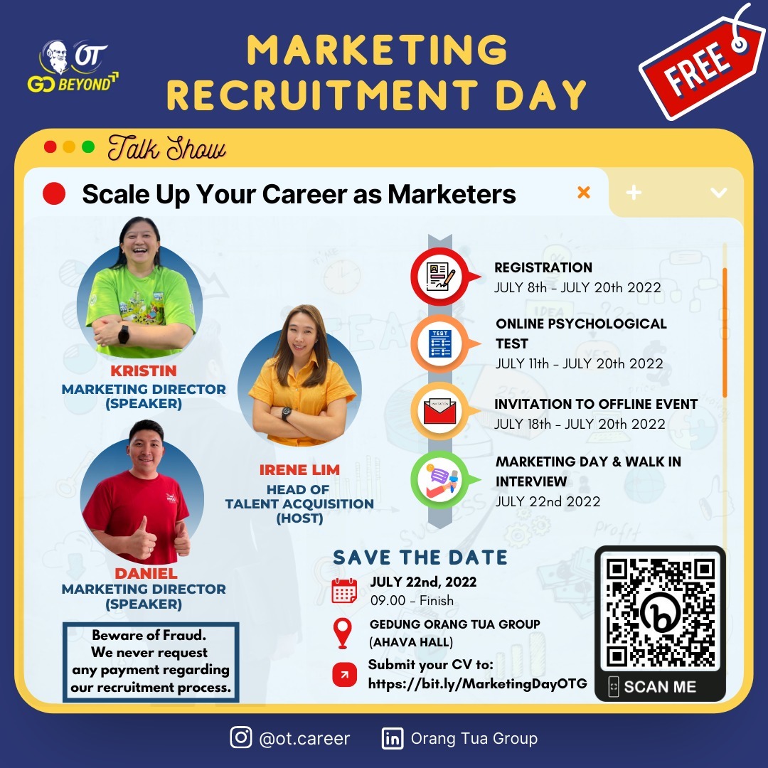 Marketing Recruitment Day @ OT
