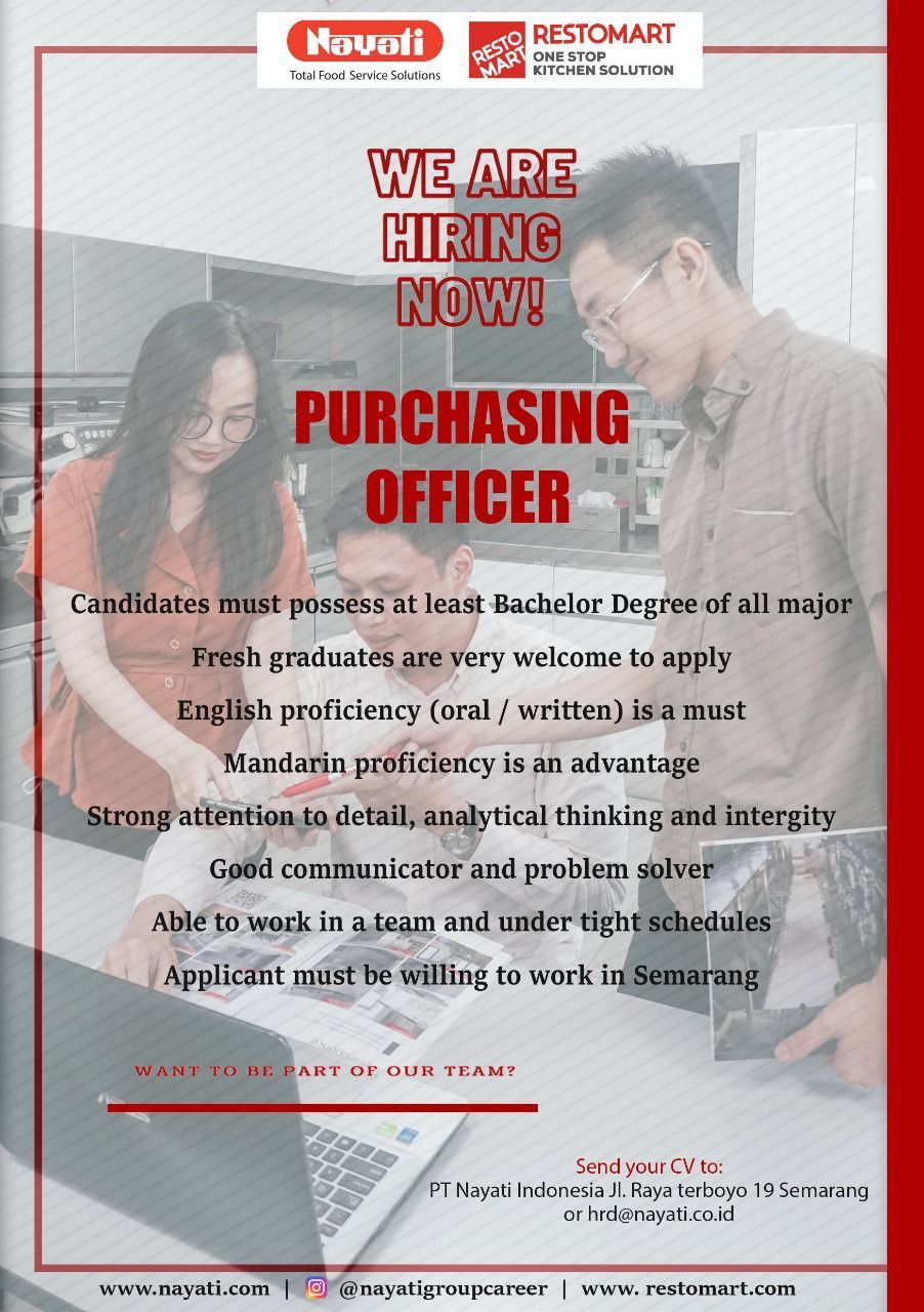 Purchasing Officer @ Nayati