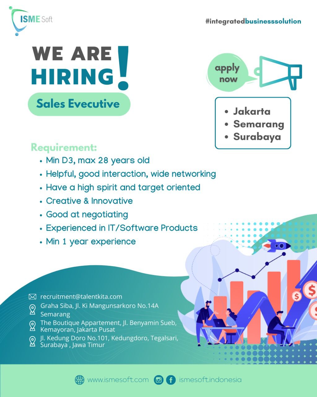 Sales Evecutive @ PT Talenta Informasi Teknologi