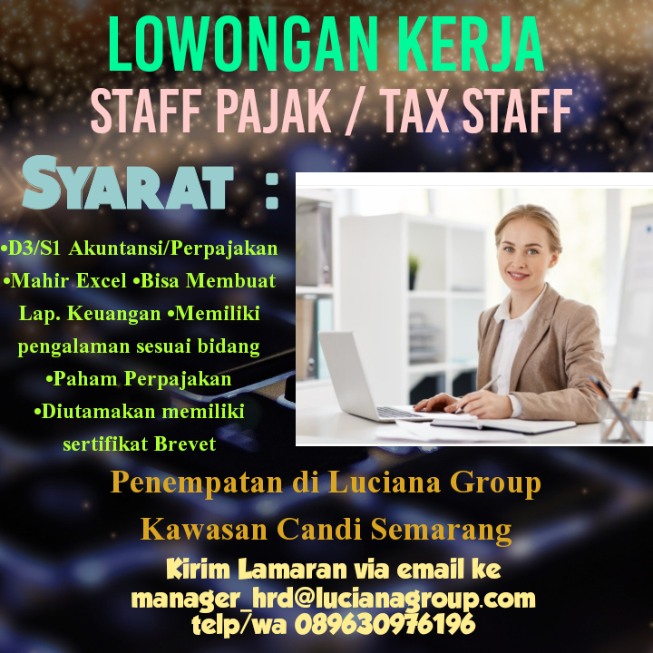 Staff Pajak @ Luciana Group