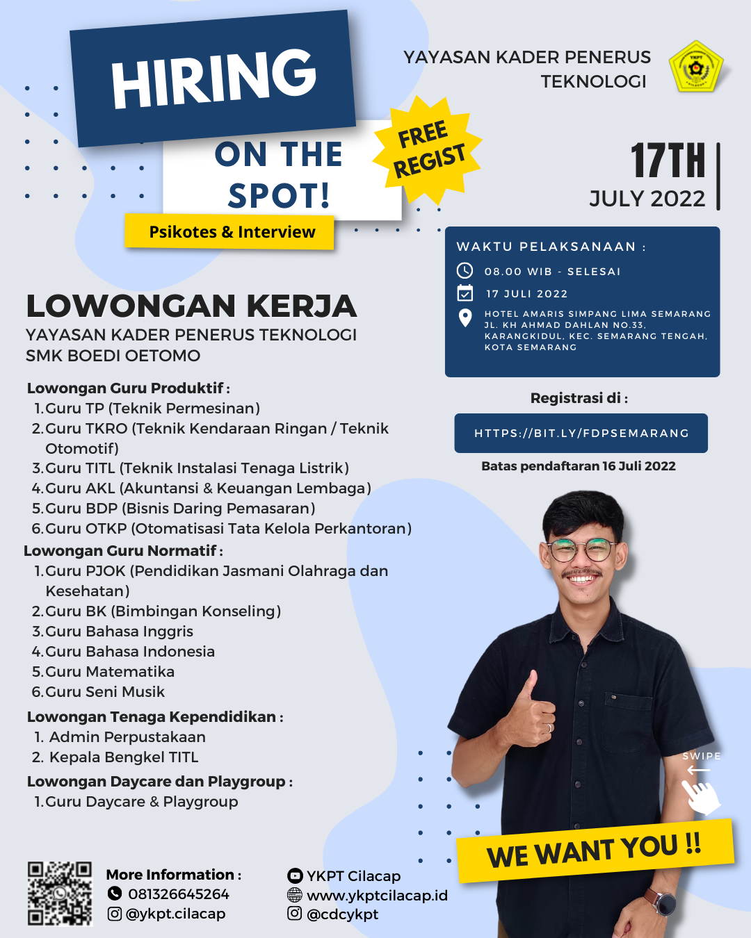 Guru Produktif, Guru Normatif @ Yayasan Kader Penerus Teknologi