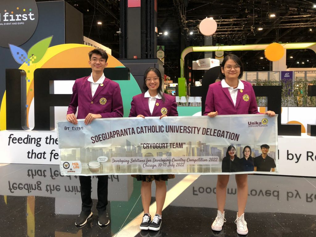 Mahasiswa FTP Unika Soegijapranata Ikuti Kompetisi Pangan Internasional di Chicago US