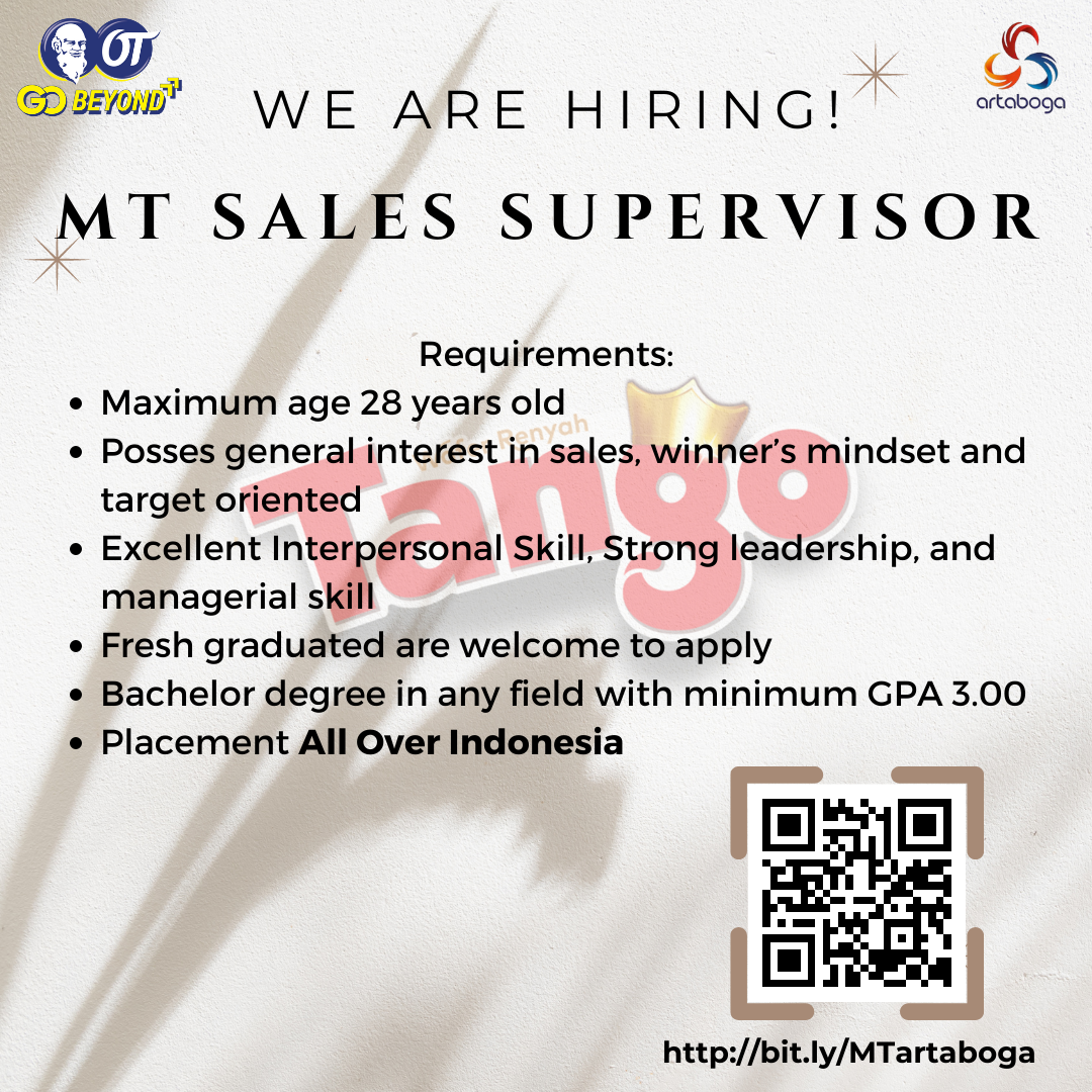 MT Sales Supervisor @ Artaboga