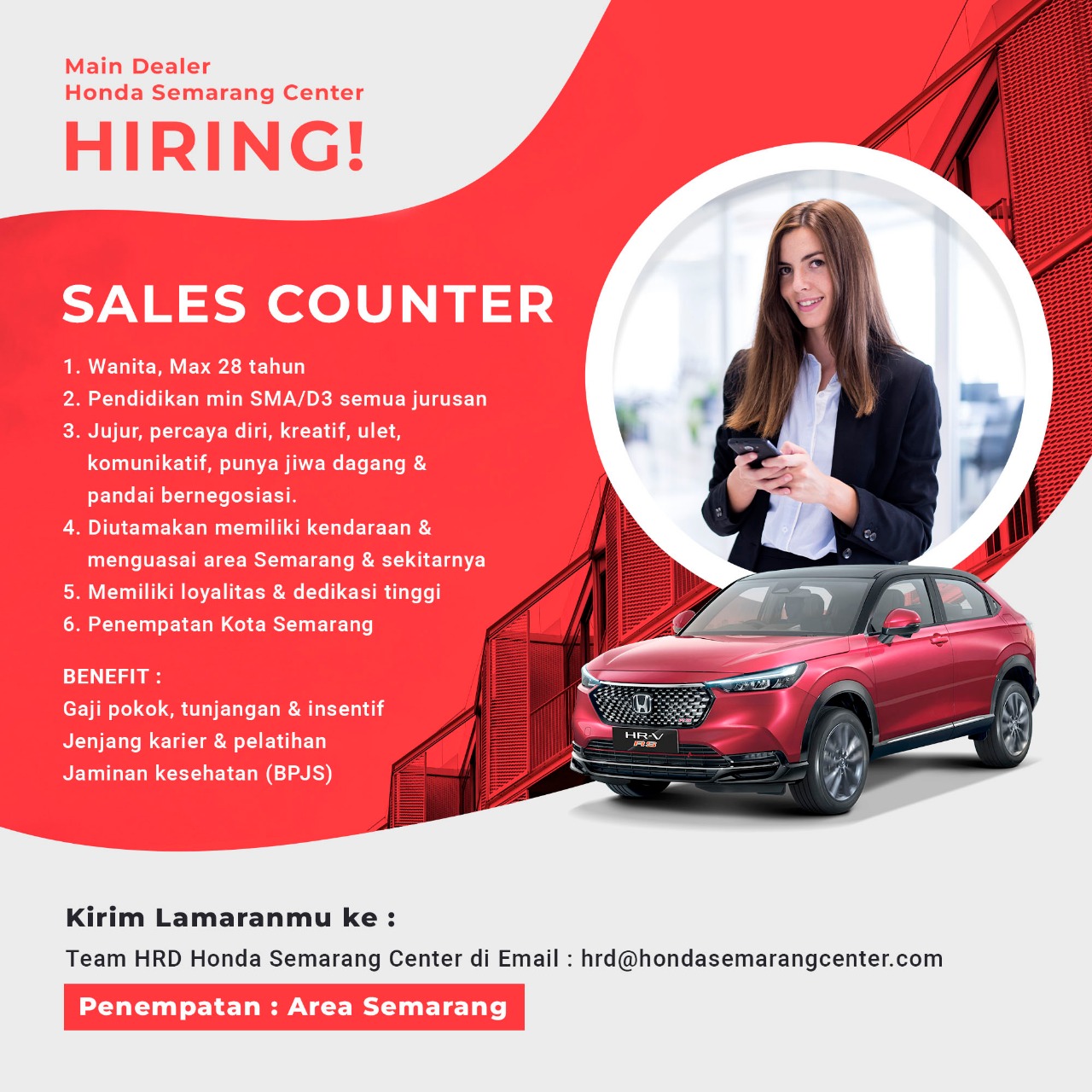 Sales Counter @ Honda Semarang Center