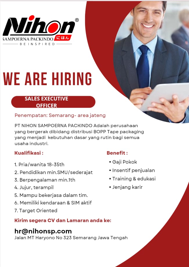 Sales Executive Officer @PT Nihon Sampoerna Packindo