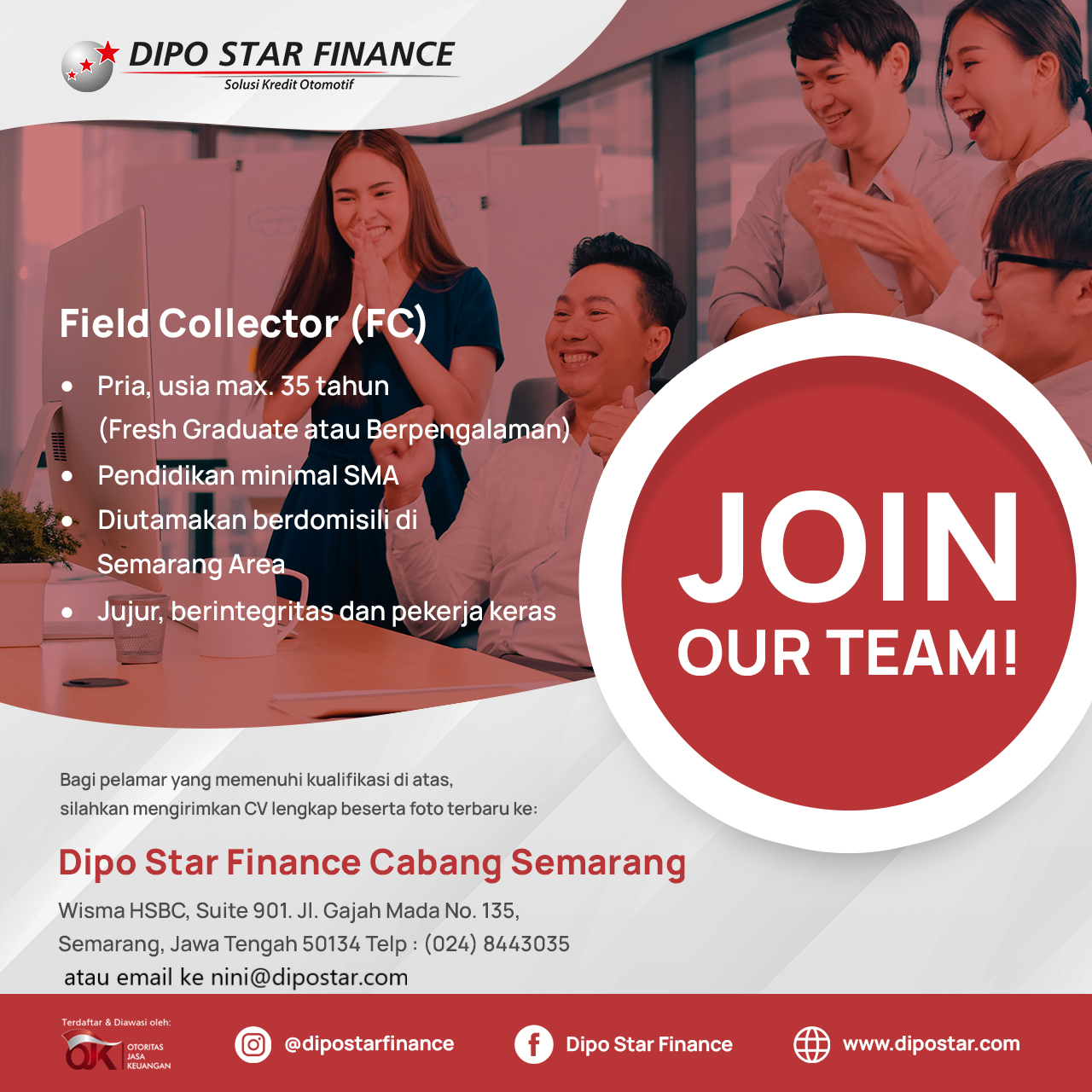 Field Collector (FC) @PT DIPO STAR FINANCE
