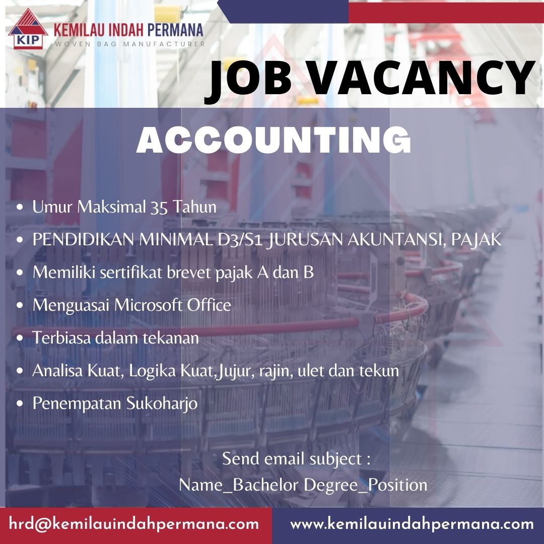 ACCOUNTING @PT KEMILAU INDAH PERMANA