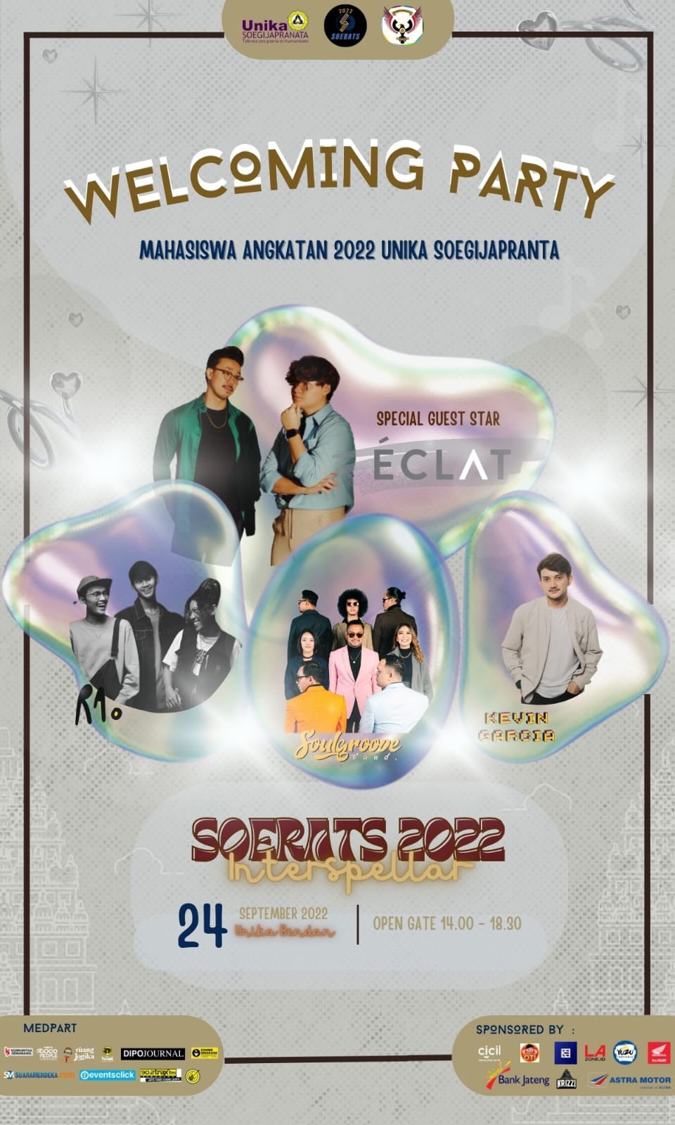 Badan Eksekutif Mahasiswa (BEM) Unika Soegijapranata kembali Selenggarakan Soerats 2022
