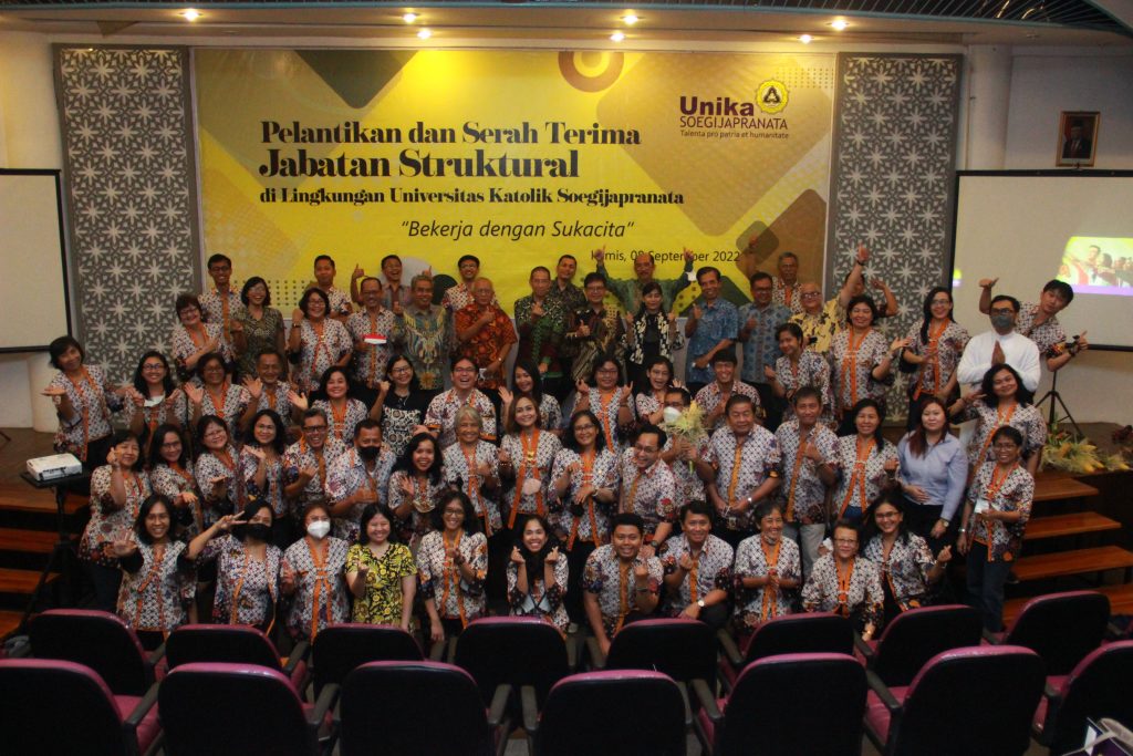 Perahu Perutusan; Pelantikan dan Serah Terima Jabatan Struktural di Lingkungan Unika Soegijapranata