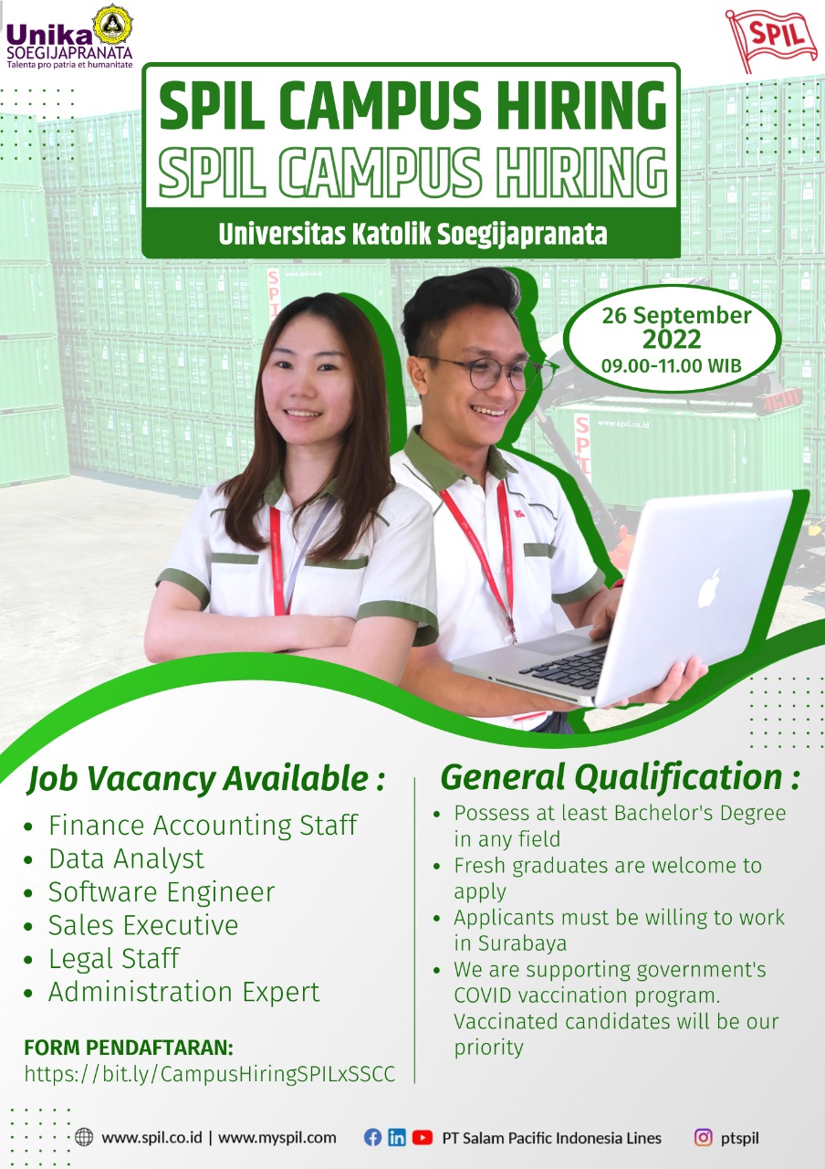 SPIL CAMPUS HIRING @PT. SALAM PACIFIC INDONESIA LINES